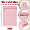 Canvas Cloth Zipper Bags ABAG-WH0077-09A-02-2