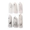 Tower Natural Tourmalinated Quartz Healing Stone Wands G-A096-02H-1-1