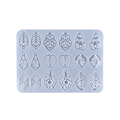 Pendant Silicone Molds X-DIY-L021-71-1