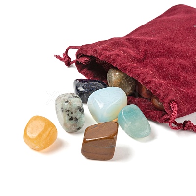 12Pcs 12 Style Natural & Synthetic Gemstone Beads G-FS0001-69-1