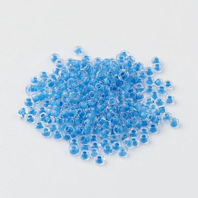 FGB 6/0 Grade A Round Glass Seed Beads SEED-N003-D-216-1