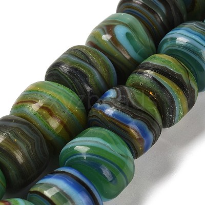 Handmade Lampwork Beads Strands LAMP-C016-03C-02-1