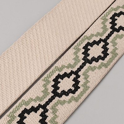 Polyester Jacquard Cross Ribbon DIY-WH0362-23A-1