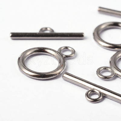 Alloy Toggle Clasps TIBE-E001-P-FF-1