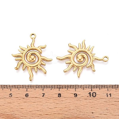 304 Stainless Steel Pendants STAS-T065-07G-1
