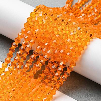 Transparent Glass Beads Strands EGLA-A039-T2mm-D23-1