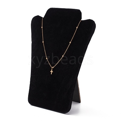 Velvet Necklace Display Bust NDIS-R004-04-1