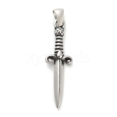 316 Surgical Stainless Steel Pendants STAS-A123-04A-AS-1