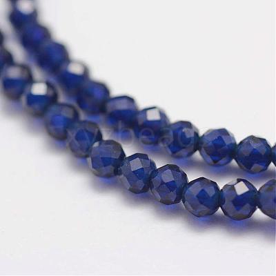 Synthetic Gemstone Beads Strands G-K182-2mm-27-1