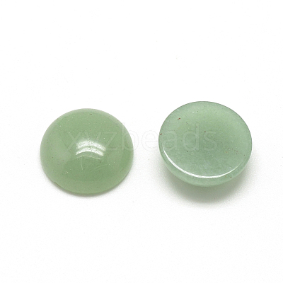 Natural Green Aventurine Cabochons X-G-R416-10mm-43-1