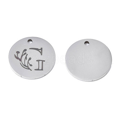 Non-Tarnish 304 Stainless Steel Charms STAS-T059-26P-G-1