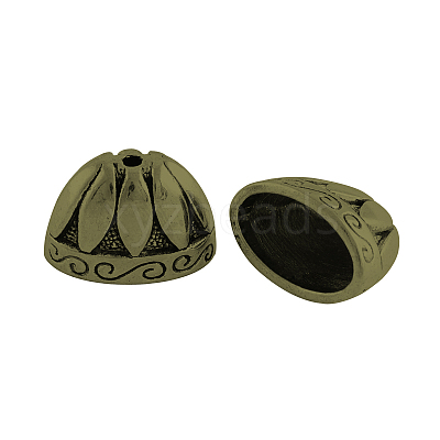 Tibetan Style Alloy Bead Cones X-TIBE-976-AB-FF-1