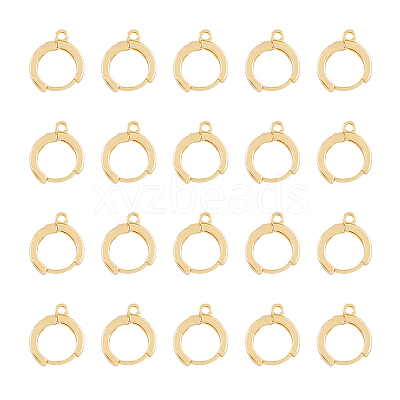 20Pcs Brass Hoop Earrings KK-DC0002-99-1