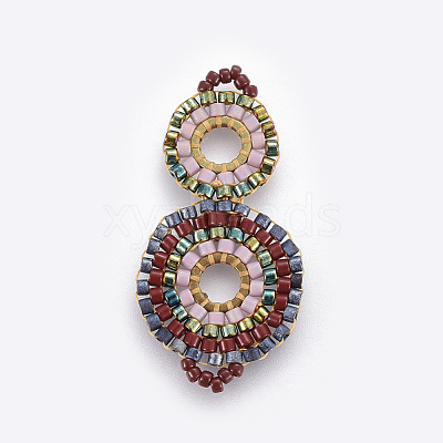 MIYUKI & TOHO Handmade Japanese Seed Beads Links SEED-A027-G07-1