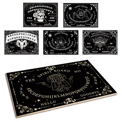 Pendulum Dowsing Divination Board Set DJEW-WH0324-002-1