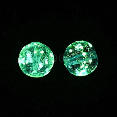 Luminous Handmade Gold Sand Lampwork Beads FOIL-B001-07D-1