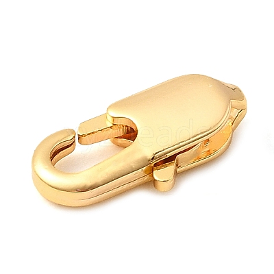 Brass Clasps KK-D407-19G-E-1