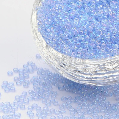 FGB 8/0 Grade A Round Glass Seed Beads SEED-Q010-3mm-F542-1