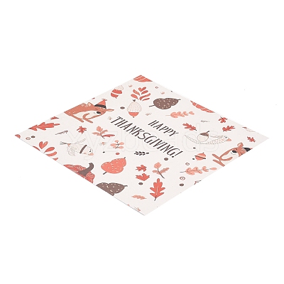 Thanksgiving Day Leaf Turkey Scrapbooking Paper Pads Set STIC-C010-35A-1