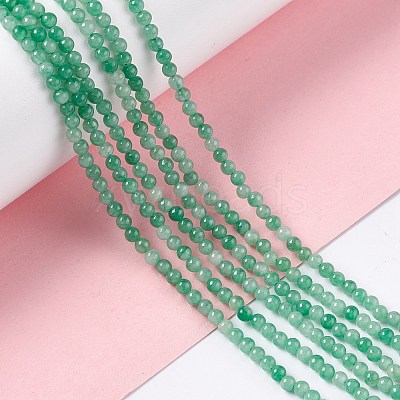 Natural White Jade Beads Strands G-C247-02A-1