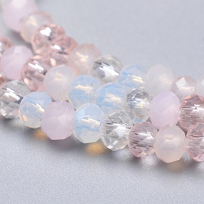 Glass Beads Strands X-GLAA-F106-B-17-1