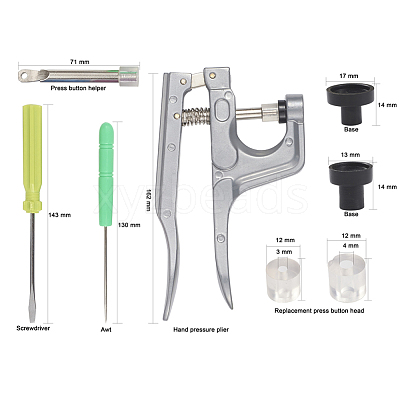 Snap Fastener Plier Tool Kits X-TOOL-A007-C02-1