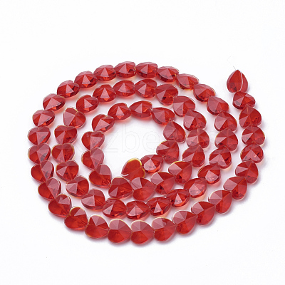 Transparent Glass Beads GLAA-Q066-14mm-A06-1