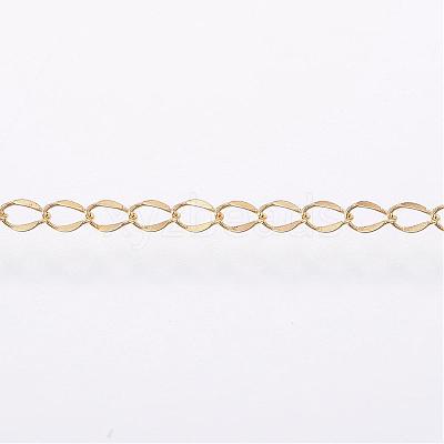 Handmade Ion Plating(IP) 304 Stainless Steel Curb Chains STAS-G038-11A-1