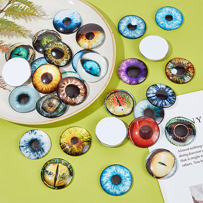 1 Bag Glass Cabochons GGLA-PH0001-44-1