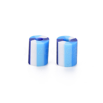 Fixed Mixed 3 Style Handmade Polymer Clay Beads CLAY-S096-012I-1