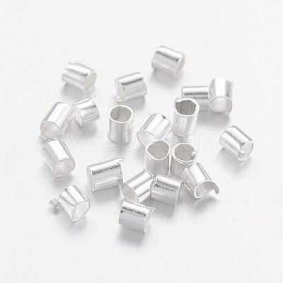Brass Crimp Beads KK-L021-S-1