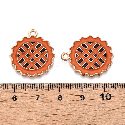 Thanksgiving Day Theme Alloy Enamel Pendants X1-ENAM-T020-35H-1
