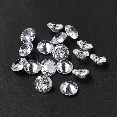 Cubic Zirconia Cabochons ZIRC-M002-7mm-007-1