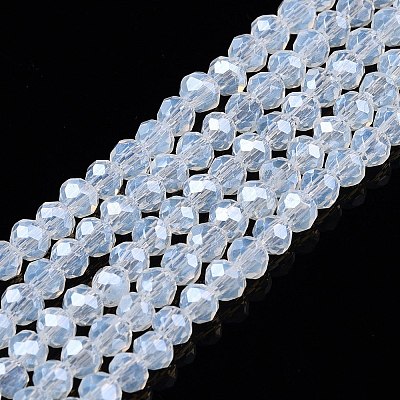 Electroplate Glass Beads Strands EGLA-A044-J3mm-A06-1