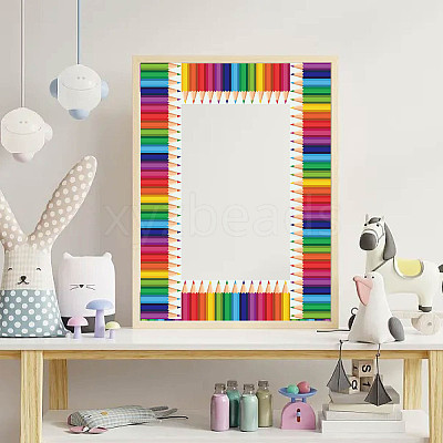 60pcs Coated Paper Border Decorative Stickers STIC-WH0020-004-1