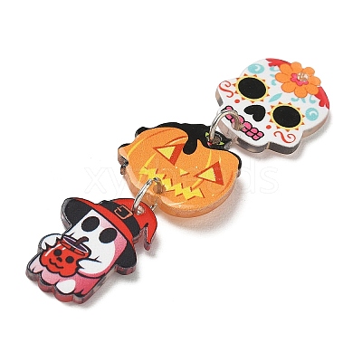 Halloween Printed Acrylic Big Pendants AC-CBACFA6-01D-P-1