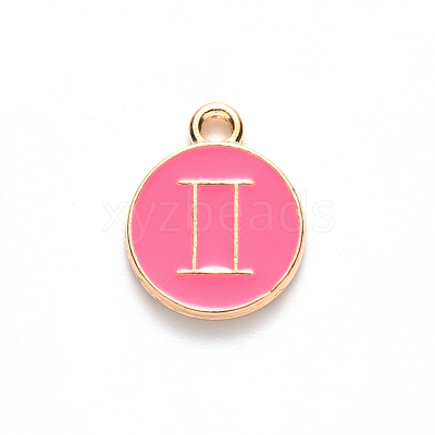 Alloy Enamel Pendants ENAM-S124-01B-03I-1