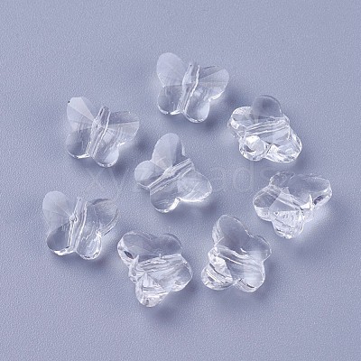 Transparent Glass Beads GLAA-P037-02A-28-1
