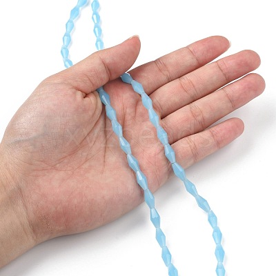 Opaque Glass Beads Strands GLAA-P001-03A-05-1