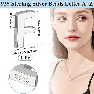 Sterling Silver Beads STER-WH20005-02F-1