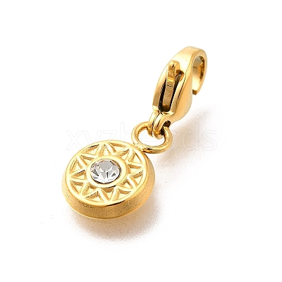 304 Stainless Steel Pendants Decoration STAS-R159-60G-1