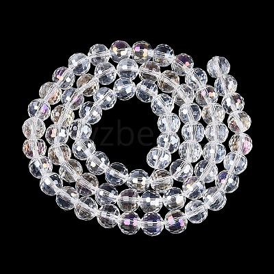 Transparent Glass Beads Strands LS-GLAA-Q107-02A-01-1