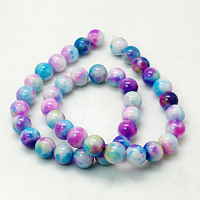 Jade Beads Strands X-G-D264-6mm-XH10-1