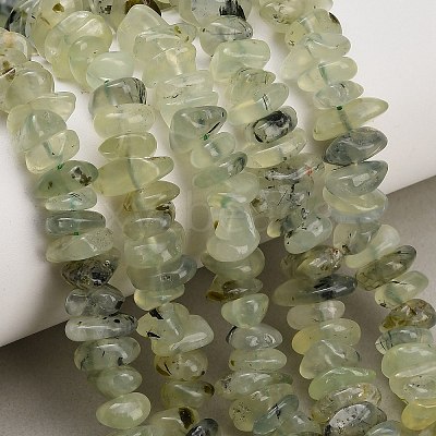 Natural Prehnite Beads Strands GG-CBAC61B-C02-01-1