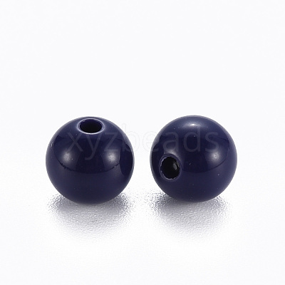 Opaque Acrylic Beads MACR-S370-C8mm-A19-1