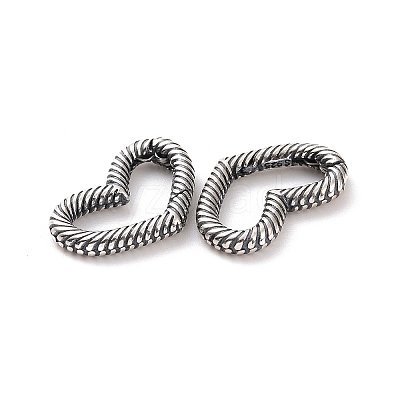 925 Sterling Silver Spring Gate Rings STER-D036-04AS-1