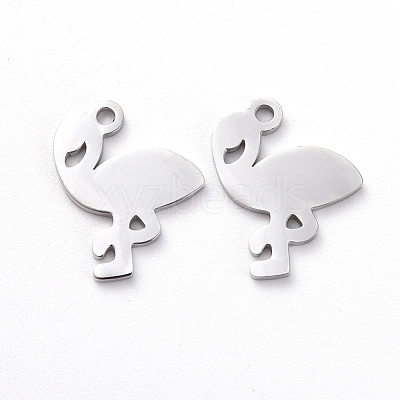 Tarnish Resistant 304 Stainless Steel Charms X-STAS-G215-02P-1