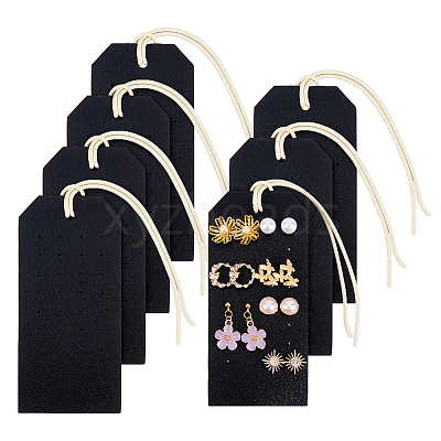 Portable PU Leather Earring Display Cards EDIS-WH0016-062-1