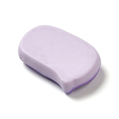 Opaque Resin Cabochons LS-RESI-F049-01E-1