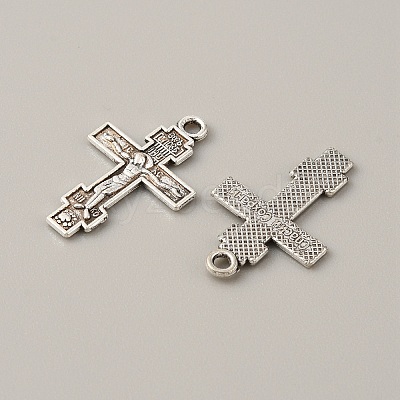 Tibetan Style Alloy Pendants FIND-CJC0007-42L-1